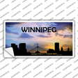 Winnipeg Silhouette Novelty Sticker Decal