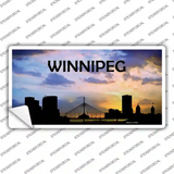 Winnipeg Silhouette Novelty Sticker Decal