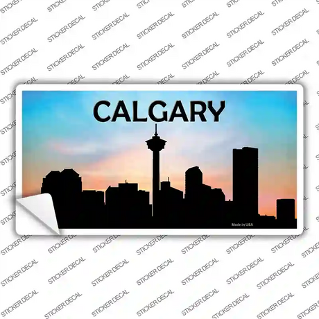 Calgary Silhouette Novelty Sticker Decal