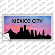 Mexico City Silhouette Novelty Sticker Decal