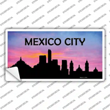 Mexico City Silhouette Novelty Sticker Decal