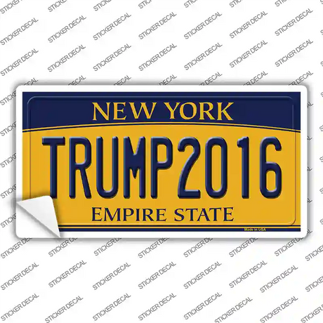 Trump 2016 Novelty Sticker Decal