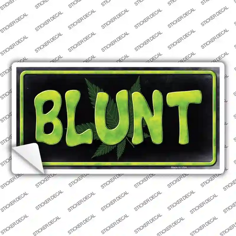 Blunt Novelty Sticker Decal