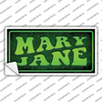 Mary Jane Novelty Sticker Decal