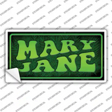 Mary Jane Novelty Sticker Decal