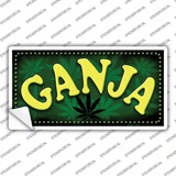 Ganja Novelty Sticker Decal
