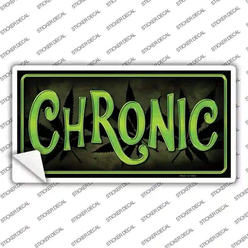 Chronic Novelty Sticker Decal