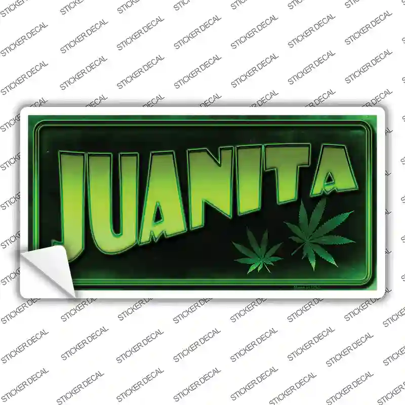 Juanita Novelty Sticker Decal