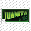 Juanita Novelty Sticker Decal