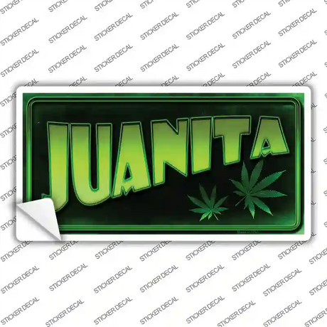 Juanita Novelty Sticker Decal