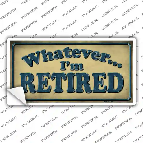Retired Novelty Sticker Decal