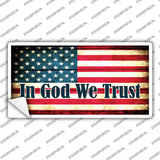 In God We Trust Novelty Sticker Decal