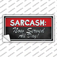 Sarcasm Novelty Sticker Decal