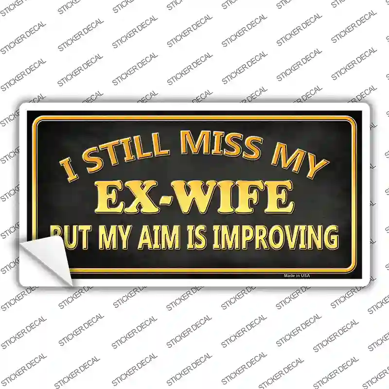 Ex Wife Novelty Sticker Decal