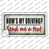 Send Me A Text Novelty Sticker Decal