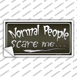 Normal People Novelty Sticker Decal