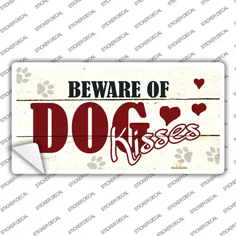 Beware of Dogs Novelty Sticker Decal