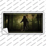 Bigfoot In The Woods Novelty Sticker Decal