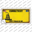 Connecticut Dont Tread On Me Novelty Sticker Decal
