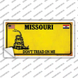 Missouri Dont Tread On Me Novelty Sticker Decal