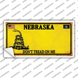 Nebraska Dont Tread On Me Novelty Sticker Decal