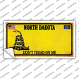 North Dakota Dont Tread On Me Novelty Sticker Decal