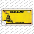 Rhode Island Dont Tread On Me Novelty Sticker Decal
