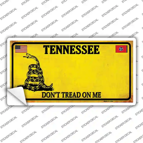 Tennessee Dont Tread On Me Novelty Sticker Decal