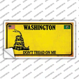 Washington Dont Tread On Me Novelty Sticker Decal