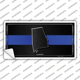 Alabama Thin Blue Line Novelty Sticker Decal