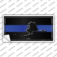 Alaska Thin Blue Line Novelty Sticker Decal