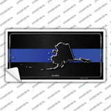 Alaska Thin Blue Line Novelty Sticker Decal