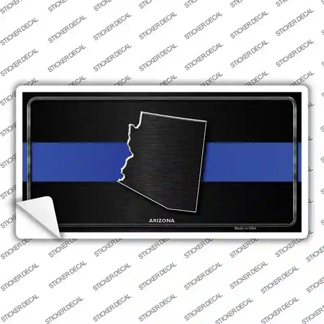 Arizona Thin Blue Line Novelty Sticker Decal