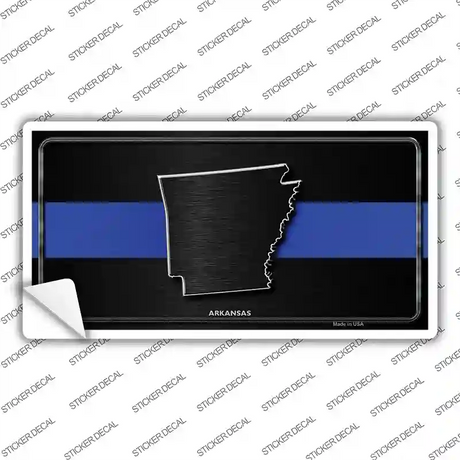 Arkansas Thin Blue Line Novelty Sticker Decal