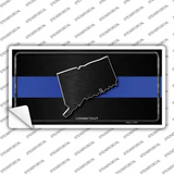 Connecticut Thin Blue Line Novelty Sticker Decal