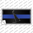 Delaware Thin Blue Line Novelty Sticker Decal