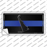 Delaware Thin Blue Line Novelty Sticker Decal