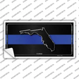 Florida Thin Blue Line Novelty Sticker Decal