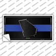 Georgia Thin Blue Line Novelty Sticker Decal