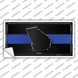 Georgia Thin Blue Line Novelty Sticker Decal