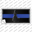 Idaho Thin Blue Line Novelty Sticker Decal