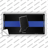 Indiana Thin Blue Line Novelty Sticker Decal