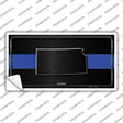 Kansas Thin Blue Line Novelty Sticker Decal