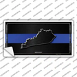 Kentucky Thin Blue Line Novelty Sticker Decal