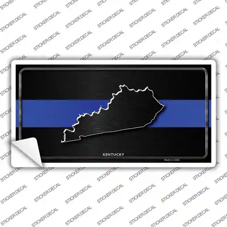 Kentucky Thin Blue Line Novelty Sticker Decal