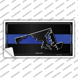 Maryland Thin Blue Line Novelty Sticker Decal