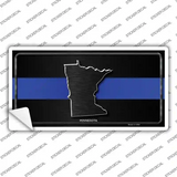 Minnesota Thin Blue Line Novelty Sticker Decal