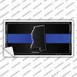 Mississippi Thin Blue Line Novelty Sticker Decal