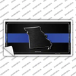 Missouri Thin Blue Line Novelty Sticker Decal