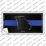 Missouri Thin Blue Line Novelty Sticker Decal